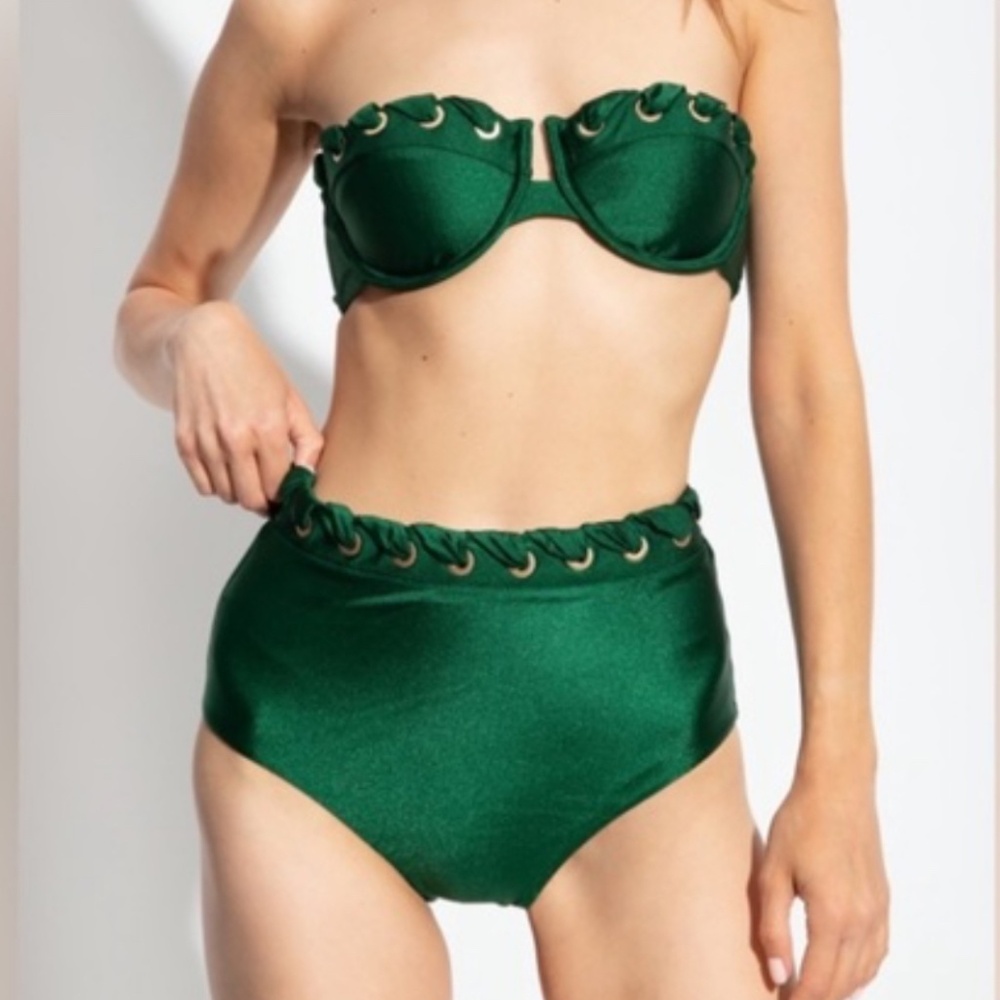 NWT Zimmermann Devi eyelet-embellished bikini briefs